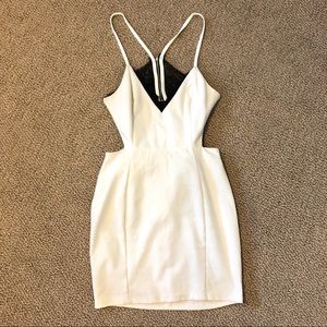 White/Black Lulu’s Going Out Dress